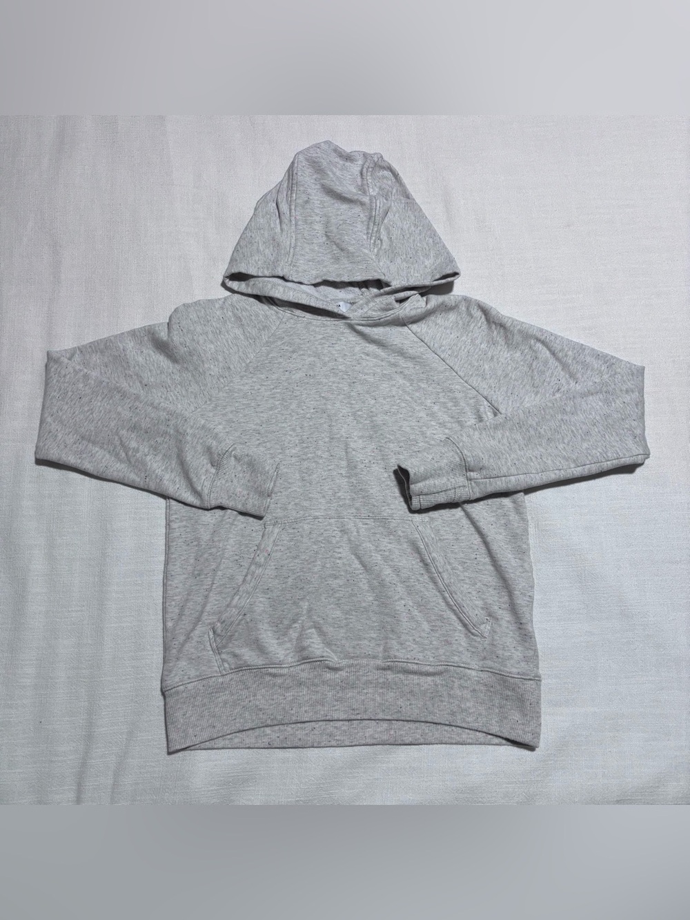 Athleta Girl In Your Element Textured Hoodie | Light Gray | Med (8-10) | 882119